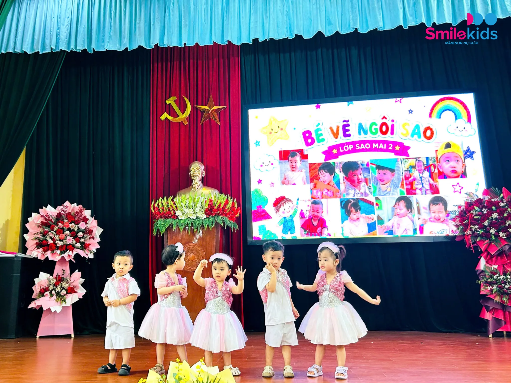 Hình 5. Tiết mục văn nghệ của lớp Sao Mai 2